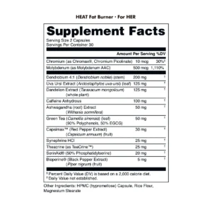 Alternative view of HEAT Fat Burner Mujer