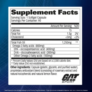 Alternative view of GAT Sport Omega-3