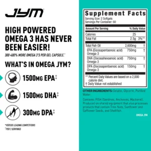 Alternative view of Omega JYM Fish Oil